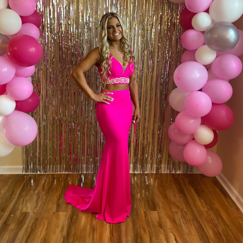 Two-piece prom dress